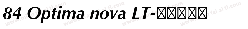 84 Optima nova LT字体转换